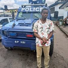 Kotu A Ghana Ta Daure Wani Matashi Kan Yunƙurin Satar Motar 'Yan Sanda